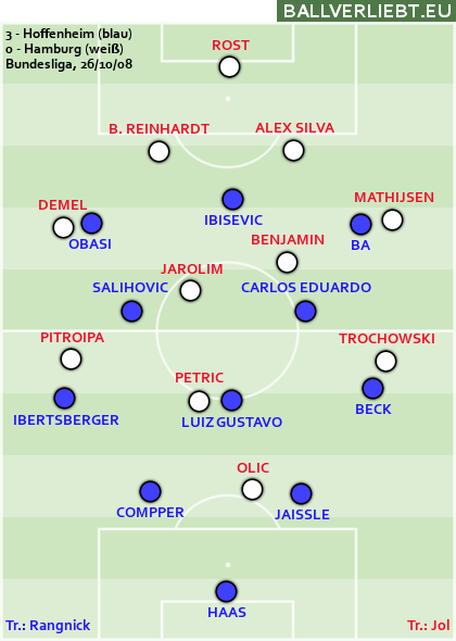 Hoffenheim - Hamburg 3:0 (3:0)