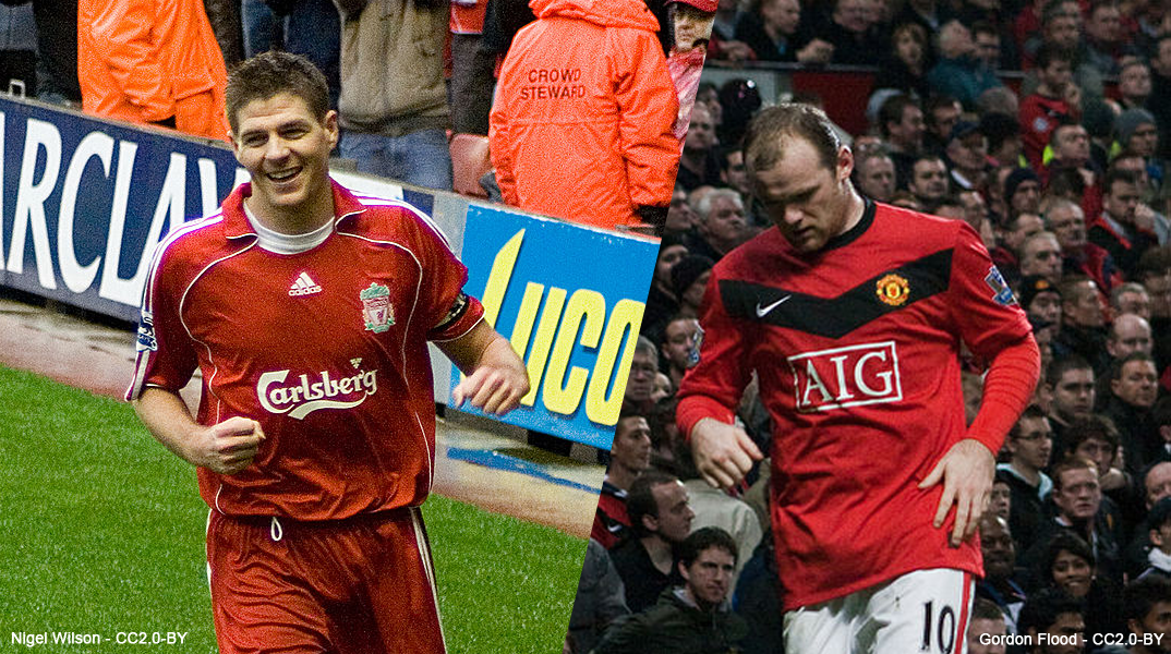Steven Gerrard vs Wayne Rooney