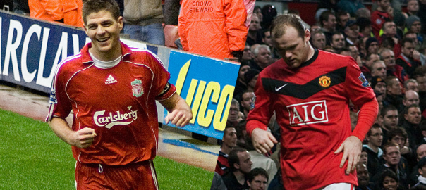 Steven Gerrard vs Wayne Rooney